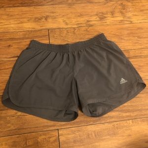 Adidas Gray 4” Running Shorts
